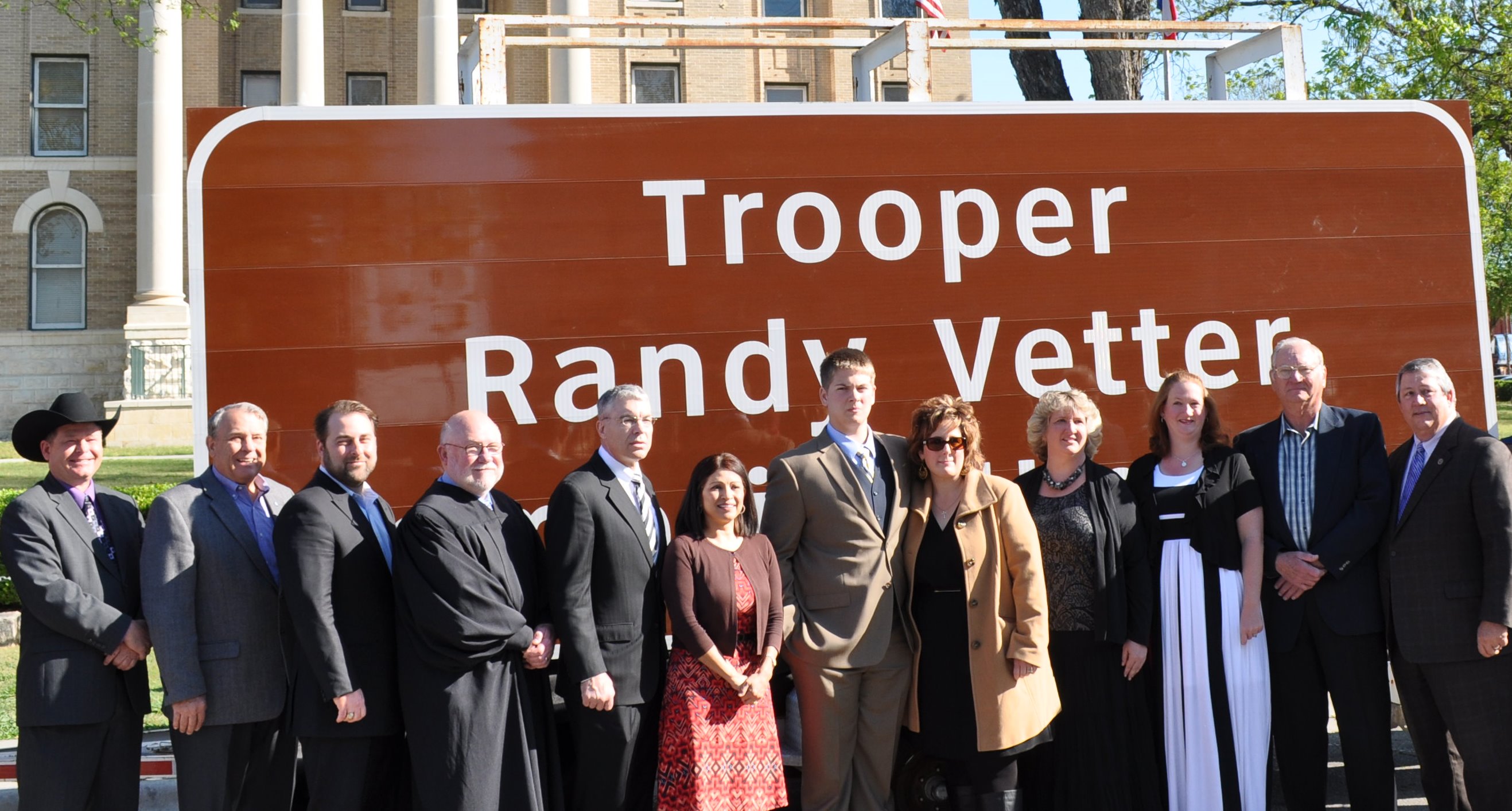 Trooper Randy Vetter Memorial Highway Sign