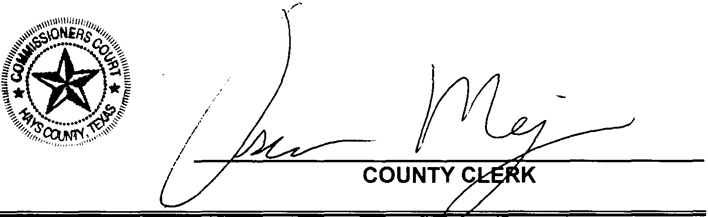 County Clerk Signature